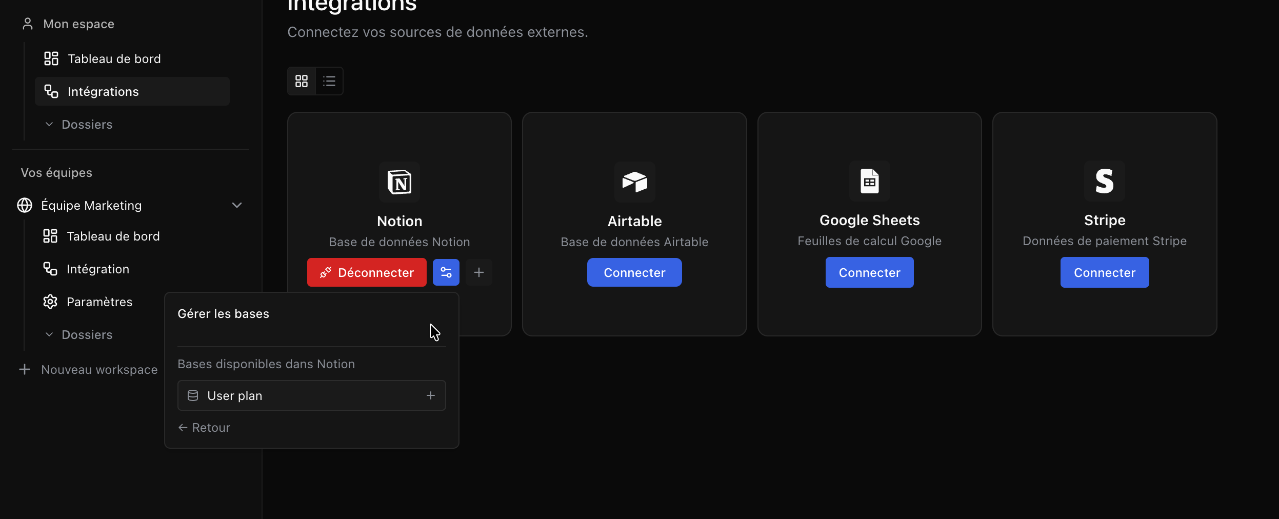 Connecter